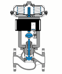 气动调节阀结构图 气动调节阀结构图